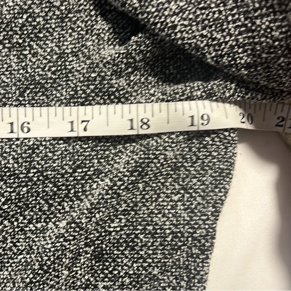 VTG CHI CHI,Asymmetric Plaid Mixed Media Knit Dress,Faux Leather-Hem,USA Size XL